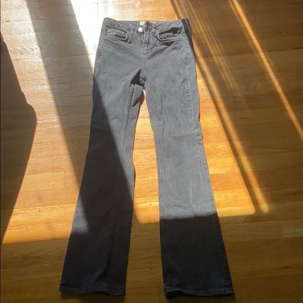 Topshop TALLY jeans. Slight flare/ wide cut